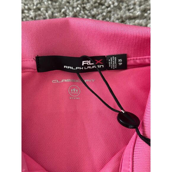 RLX Ralph Lauren Pink Golf Polo Shirt NWT Logo Women's Size XS - Picture 2 of 7